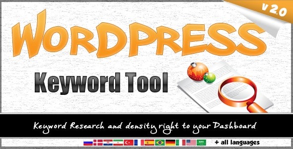WordPress Keyword Tool Plugin v.2.3.3 - 强大的关键词优化工具插件