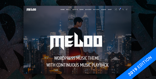 Meloo v2.6.1 - WordPress音乐制作人、DJ和活动主题
