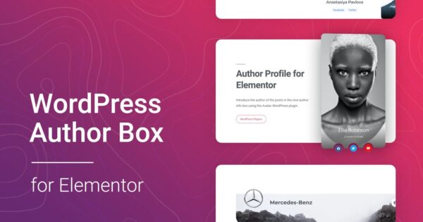 WordPress Author Box for Elementor v1.0.3 - 为Elementor设计的作者信息展示插件