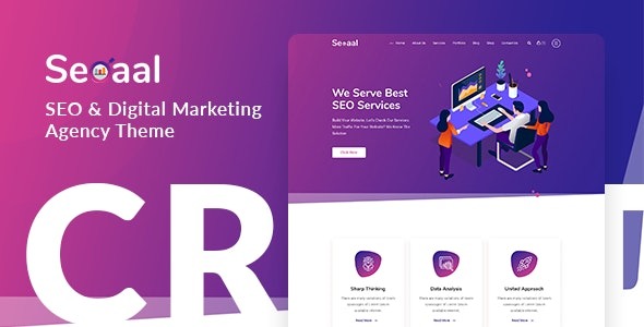 Seoaal v1.1.1 SEO和数字营销WordPress主题