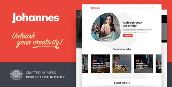 Johannes v1.4.1 Personal Blog & Magazine WordPress主题 - 个人博客与杂志多功能WordPress主题