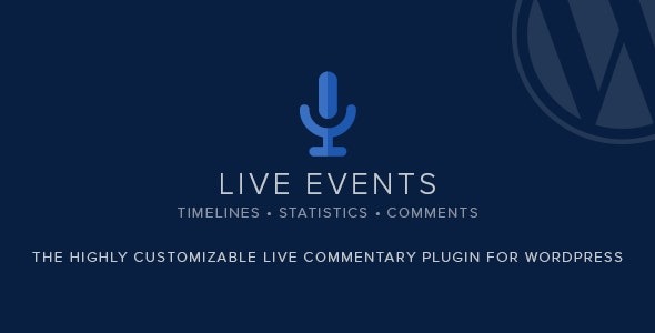 Live Events WordPress Plugin v1.34 - 实时活动管理插件