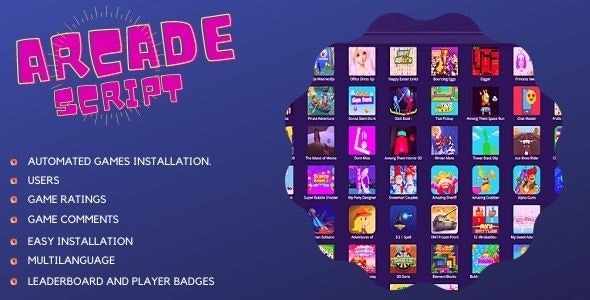 Mobile Responsive Arcade Site Script v.2.4.5 - 响应式街机游戏网站脚本