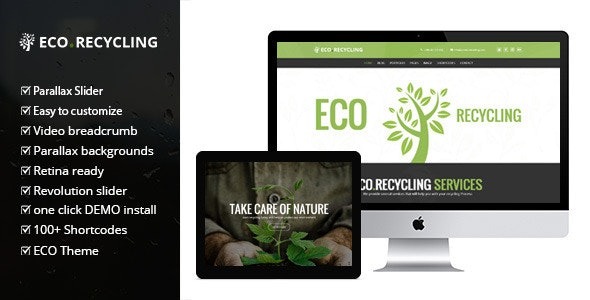 Eco Recycling v2.2 Ecology & Nature WordPress Theme - 环保回收多功能自然生态WordPress主题