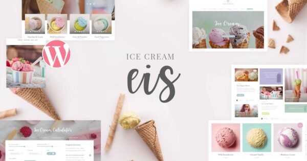 Eis v1.2 冰淇淋店WordPress主题 - 专为冰淇淋店设计的精美主题