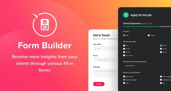 Elfsight Form Builder v1.5.1 - 在线表单创建工具
