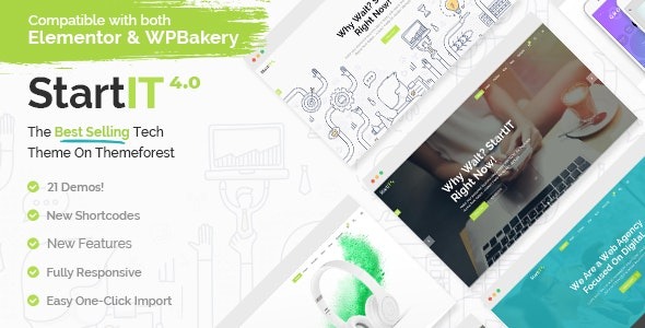 Startit v4.4 Fresh Startup Business Theme - 全新创业企业主题