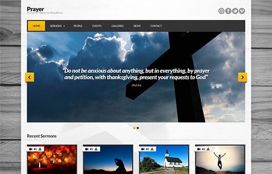 CSSIgniter Prayer v1.1.1 WordPress主题 - 专为祈祷和宗教网站设计