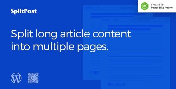 Epic Split Post v1.0.6 WordPress插件 - 文章内容分割为滑块/智能列表并支持Ajax分页