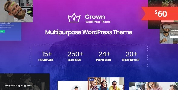 Crown v1.2.11 多功能WordPress主题 - 适用于各类网站的多用途设计