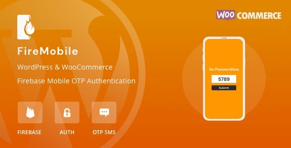 FireMobile v.1.0.8 WordPress & WooCommerce Firebase移动OTP验证插件