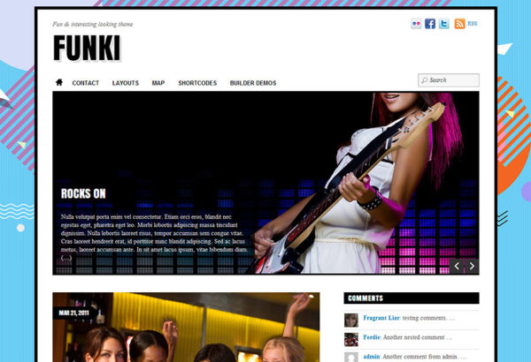 Themify Funki WordPress Theme v7.0.2 - 创意多用途主题，打造独特网站