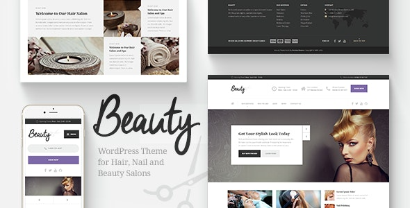 Beauty v1.6.6 Hair Salon & Spa WordPress Theme - 美发沙龙与水疗中心WordPress主题