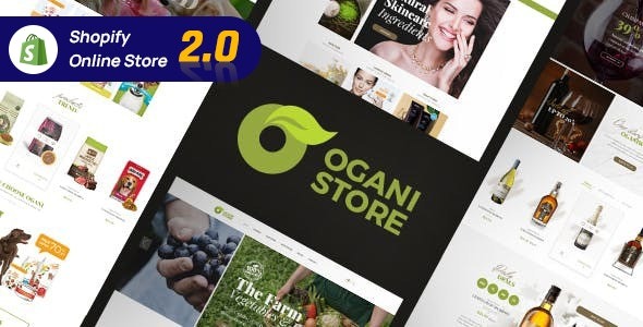 Ogani v1.3.3 有机食品商店WooCommerce WordPress主题