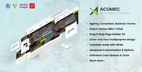 Acumec v1.6 Business Multipurpose WordPress Theme - 企业多功能WordPress主题