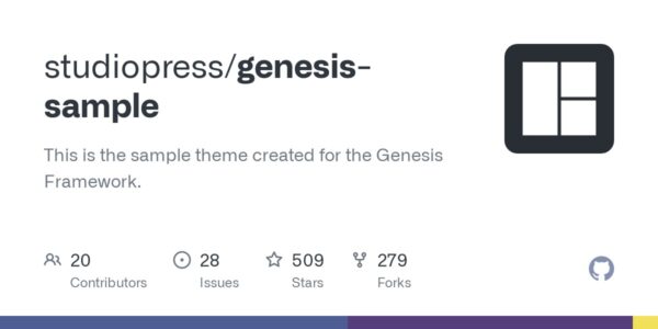 StudioPress Genesis Sample v3.4.1 WordPress主题 - 响应式设计示例模板
