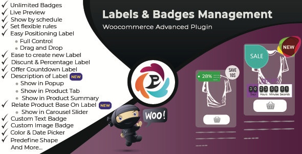 WooCommerce Advance Product Label and Badge Pro v1.8.7 - WooCommerce高级产品标签和徽章专业版