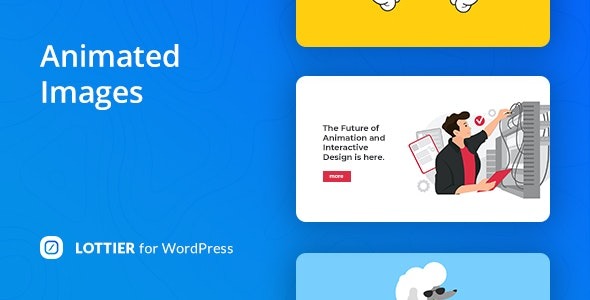 Lottier v1.1.1 WordPress编辑器中的Lottie动画图像插件