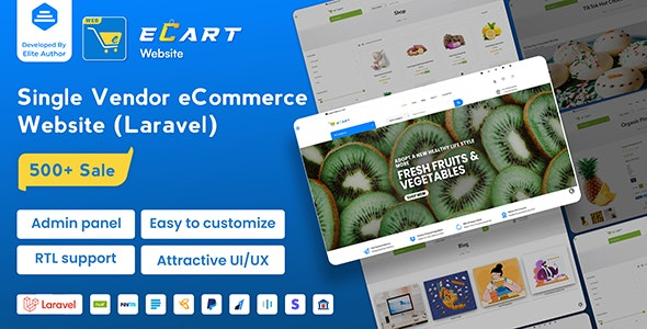 eCart Web v5.0.2 电子商务/商店完整网站（零售版）
