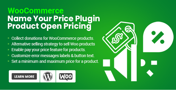 WooCommerce Name Your Price v2.1.1 (产品开放定价) - 自定义价格插件