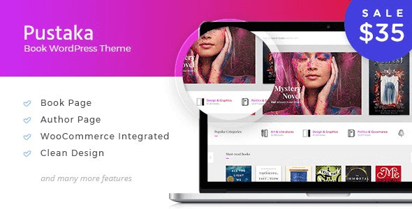 Pustaka v3.0.1 - 专为在线书店设计的WooCommerce主题