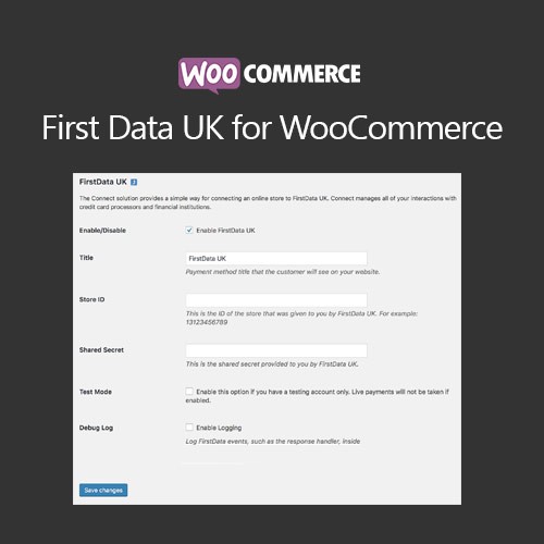WooCommerce FirstData UK v1.1.5 - 英国FirstData支付网关插件