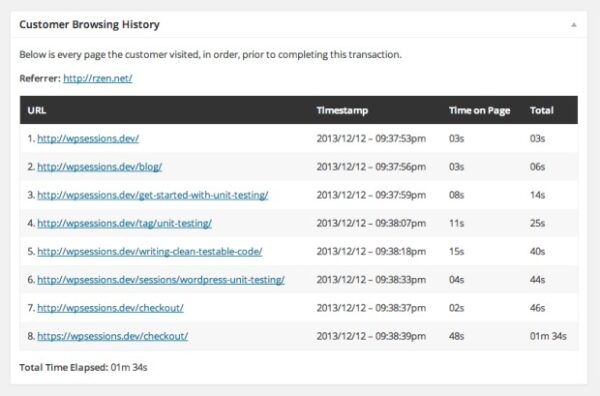 WooCommerce Customer History v1.2.1 – 客户历史记录管理插件
