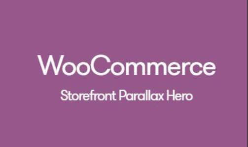 Storefront Parallax Hero v1.5.7 - 为WooCommerce商店添加视差滚动英雄区块的WordPress主题扩展