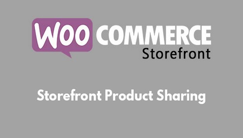 Storefront Product Sharing v1.0.6 - WooCommerce产品分享插件