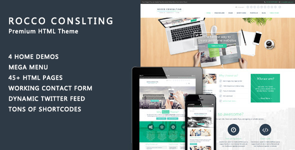 Rocco Flat WordPress Theme - 现代简约风格WordPress主题 (v1.4.3)