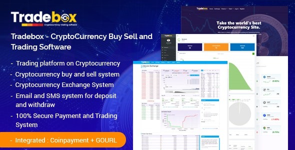 Tradebox v6.4 cryptocurrency marketplace - 加密货币交易市场WordPress主题