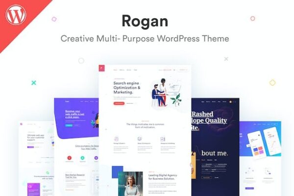 Rogan v1.8.2 创意多功能WordPress主题 - 适用于创意网站的多用途设计