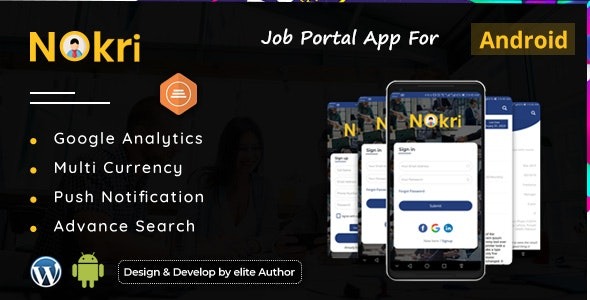 Nokri v2.2.7 Job Board Native Android App - 专业求职招聘安卓应用