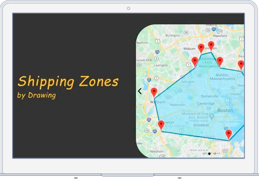 Shipping Zones by Drawing Plugin for WooCommerce v2.8.12 - WooCommerce自定义手绘配送区域插件