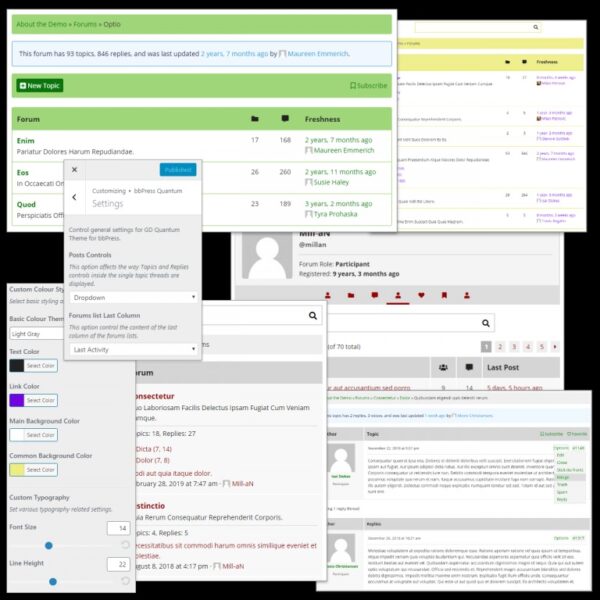 GD Quantum Theme Pro for bbPress v3.3 - 专业bbPress论坛主题