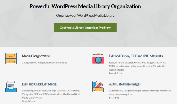 Media Library Organizer Pro (Addon) for WordPress v1.3.2 - WordPress媒体库专业管理插件