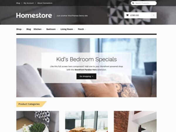 Homestore v2.0.34 – Storefront子主题，打造专业电商网站