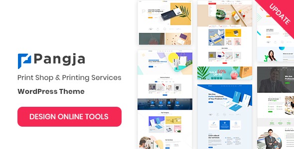 Pangja v1.5.0 WordPress印刷和印刷店主题 - 专业印刷服务网站模板