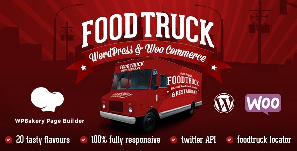 Food Truck & Restaurant 20 Styles v6.0 WP Theme - 多功能餐饮WordPress主题