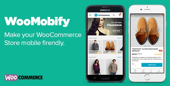WooMobify (v1.5.8.1) WooCommerce移动主题 - 专为移动设备优化的电商解决方案