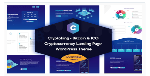 Cryptoking v2.0.9 Bitcoin & ICO Theme - 比特币与ICO加密货币WordPress主题
