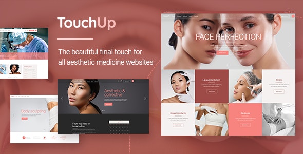 TouchUp v1.2 美容与整形外科主题 - 专业医疗网站设计