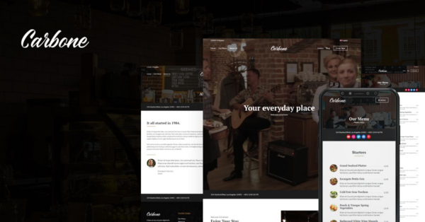 CSS Igniter Carbone WordPress主题 v1.2.2 - 现代响应式设计主题