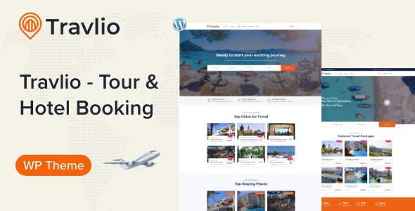 Travlio v1.0.4 旅游预订WordPress主题 - 专为旅行社和旅游网站设计