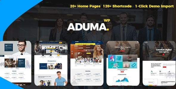 Aduma v1.4 咨询、金融、商业 WordPress 主题 - 专业企业网站解决方案