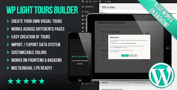 WP Light Tours Builder v3.3.1 - WordPress旅游网站建设工具