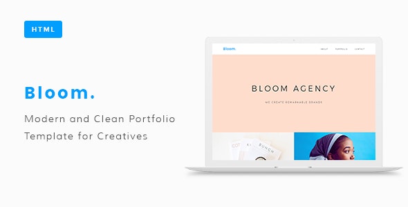 Bloom Portfolio HTML Template v1.0 - 响应式作品集HTML模板