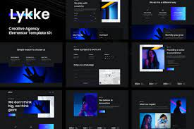 Lykke – 创意机构Elementor模板套件（Creative Agency Elementor Template Kit）