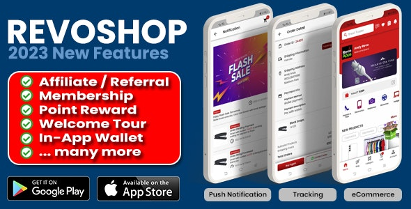 Revo Apps Woocommerce v6.5.5 Flutter E-Commerce Full App Android iOS - 电子商务完整应用解决方案