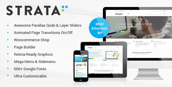 Strata v3.4 Professional Multi-Purpose Theme - 专业多功能WordPress主题